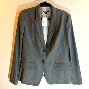 BOSS BY HUGO BOSS Sz 14 Blazer Wool Blend Lined Button Front NEW WITH TAG
